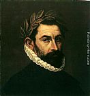 El Greco Canvas Paintings - Poet Ercilla y Zuniga